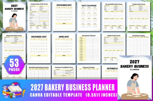 Download 2027 Bakery Business Planner - Premium Resources