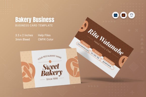Download Bakery Business Card - Bakery business Collection